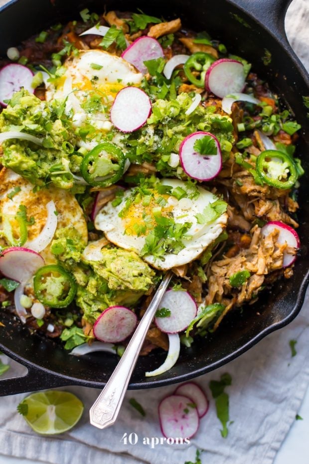 Whole30 Chilaquiles with Sweet Potatoes (Whole30 Mexican Recipes)