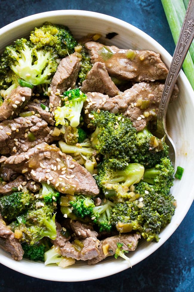Whole30 beef & broccoli stir fry