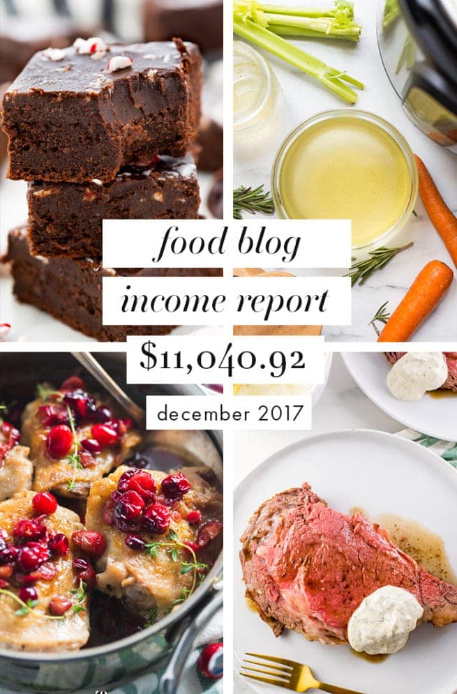 Food Blog Report and Traffic December 2017 40 Aprons