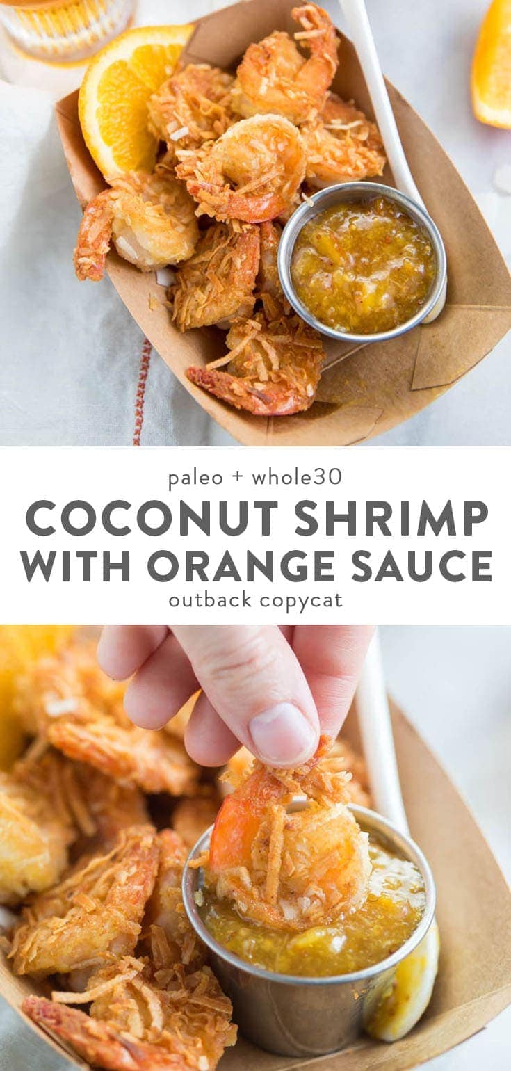 Whole30 Coconut Shrimp with Orange Sauce (Paleo)