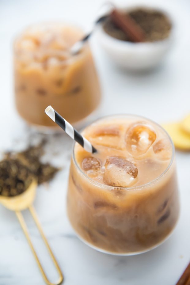 Iced Dirty Chai (Vegan, Paleo, Sugar Free) - 40 Aprons