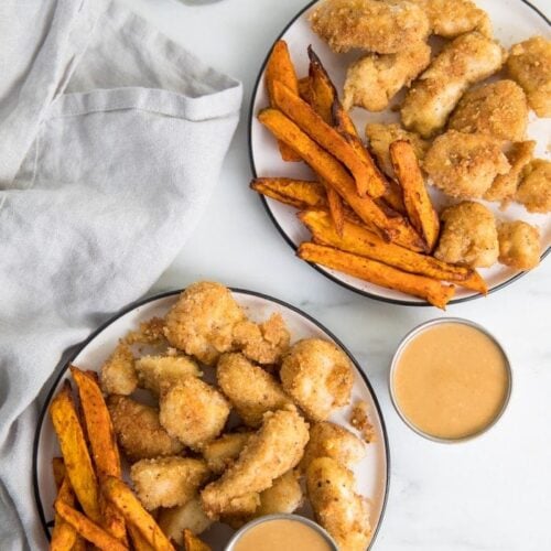Whole30 chicken nuggets Chick-Fil-A style with Chick-Fil-A sauce