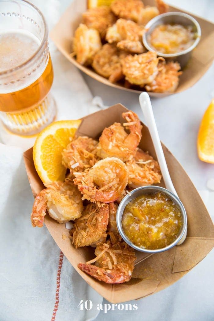 Crispy Baked Coconut Shrimp - Pinch and Swirl