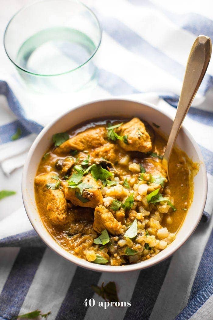 Whole30 Chicken Curry (Low Carb, Paleo)