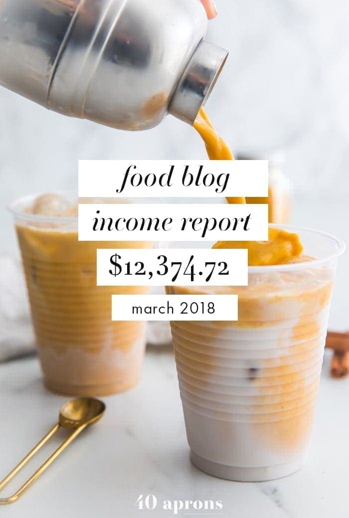 Food Blog Income Report and Traffic: March 2018 + Why I Started a Food Blog VA Agency