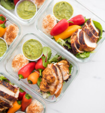 Healthy Mexican Chicken Meal Prep (Whole30, Paleo, Keto)
