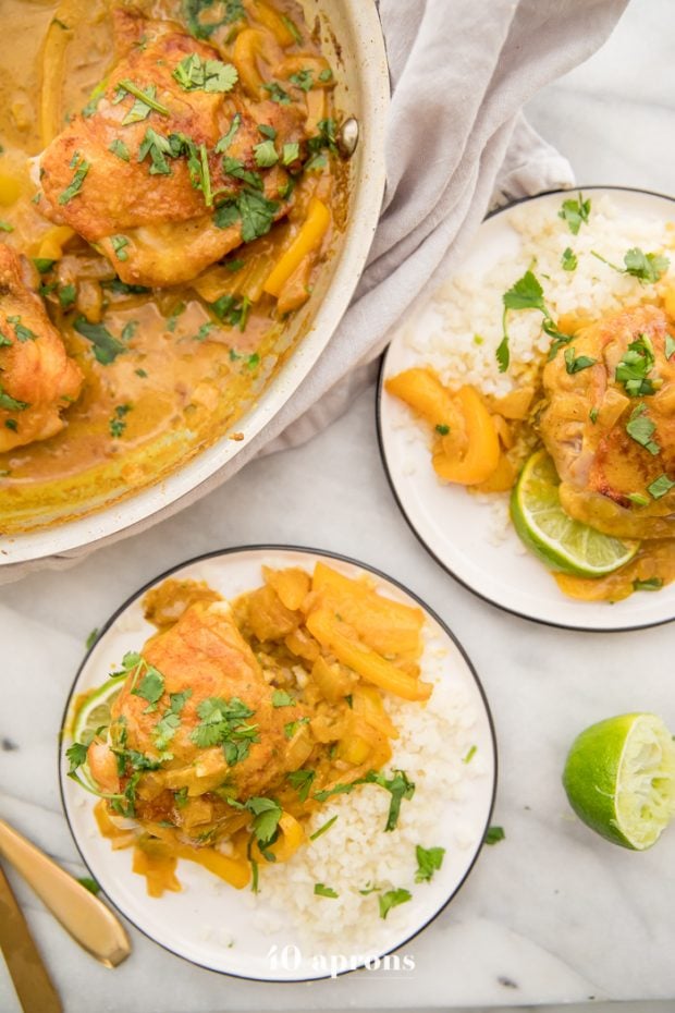Coconut Curry Turmeric Chicken (Whole30, Anti Inflammatory) - 40 Aprons