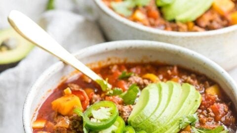 Instant Pot Whole30 Chili with Butternut Squash Paleo