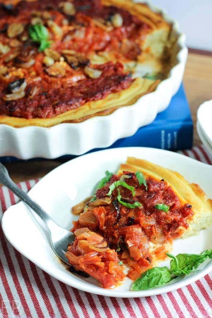 Whole30 Tomato Tart (Paleo, Grain Free)