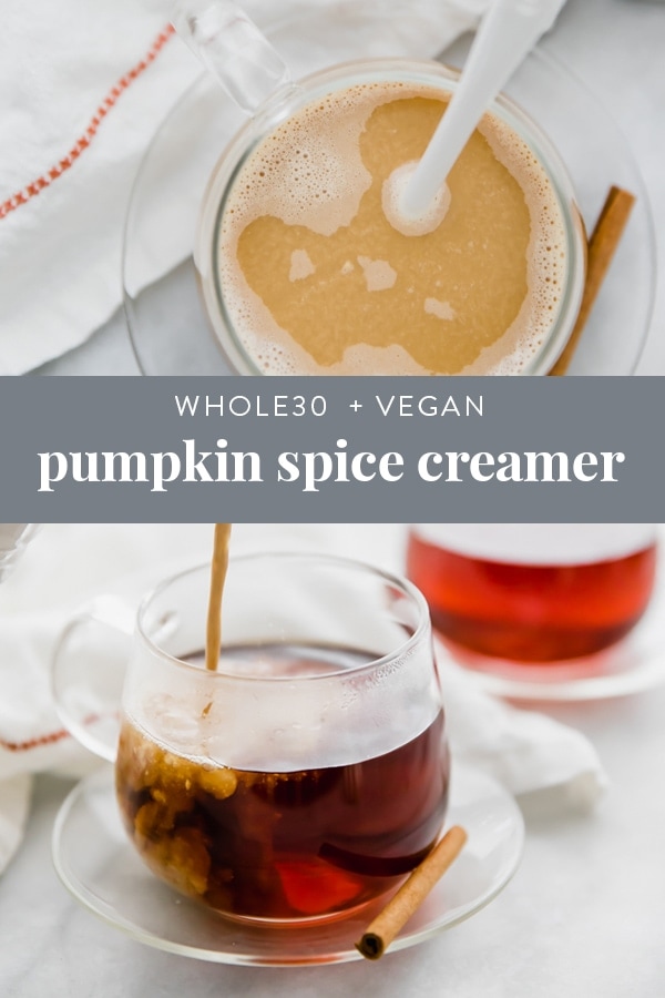 Whole30 Pumpkin Spice Creamer