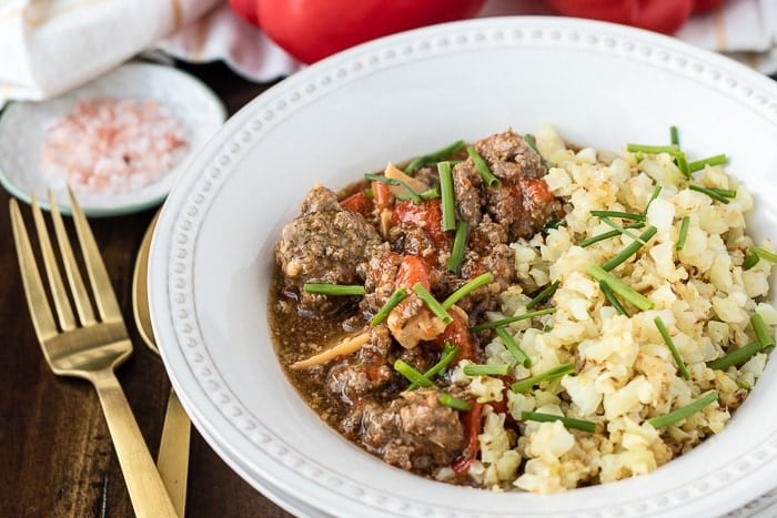 Instant Pot beef with peppers