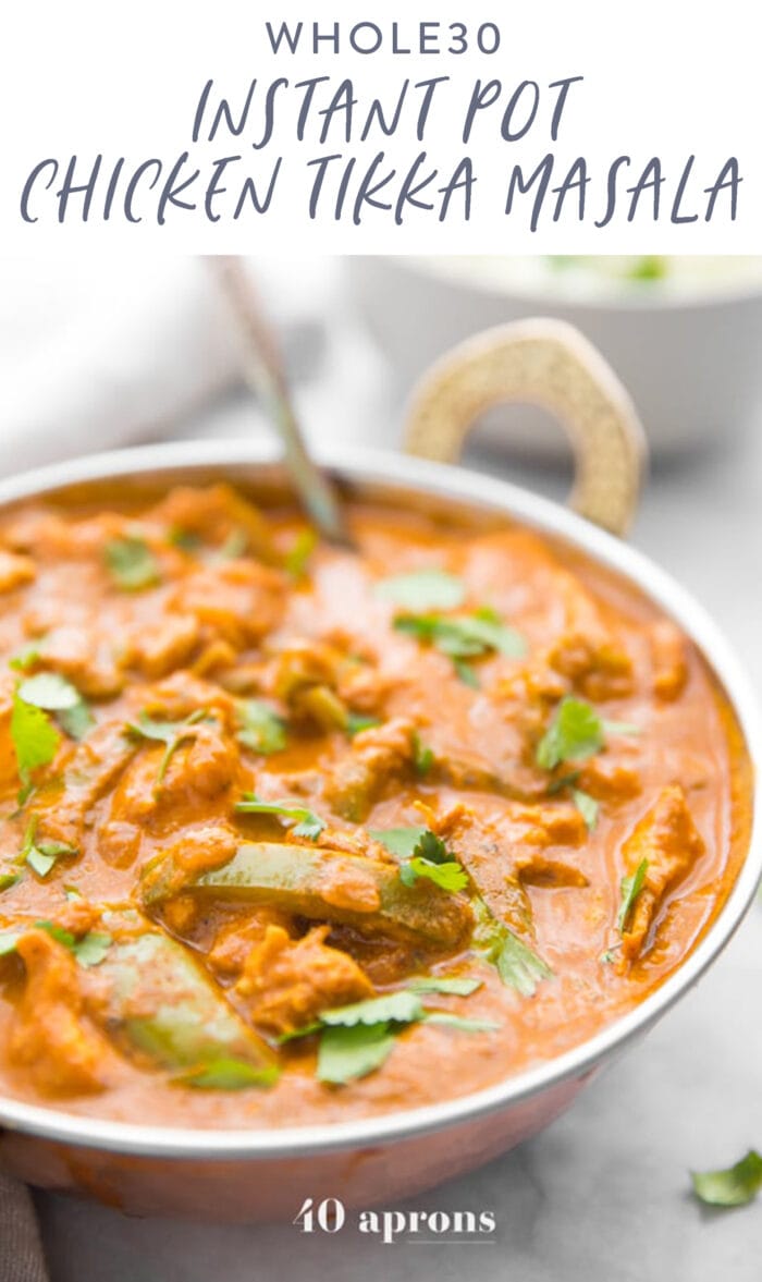 Instant Pot Chicken Tikka Masala - Ripped Jeans & Bifocals