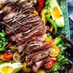 Fajita steak salad
