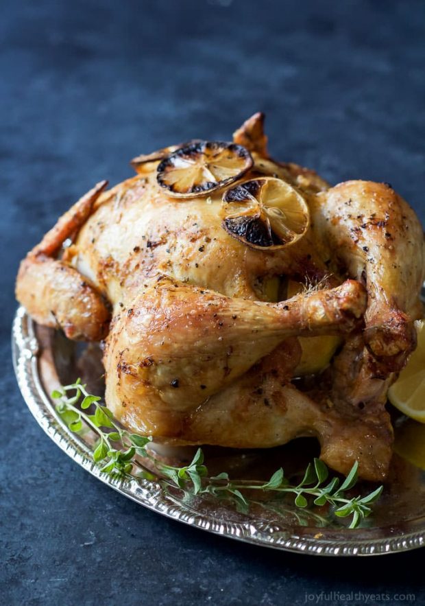 Simple Whole Roast Chicken (Whole30 & Paleo) - Project Meal Plan