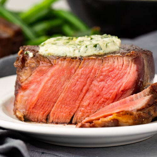 The Best Filet Mignon Ever, with Garlic-Herb Compound Butter - 40 Aprons