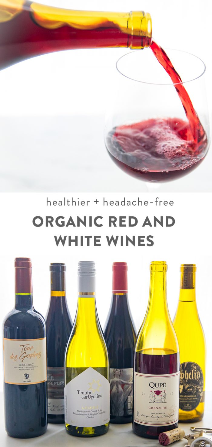 My 6 Favorite Organic Red and White Wines Pinterest image