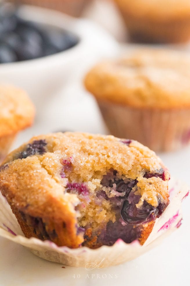 Paleo Blueberry Muffins (Gluten Free, Grain Free) - 40 Aprons