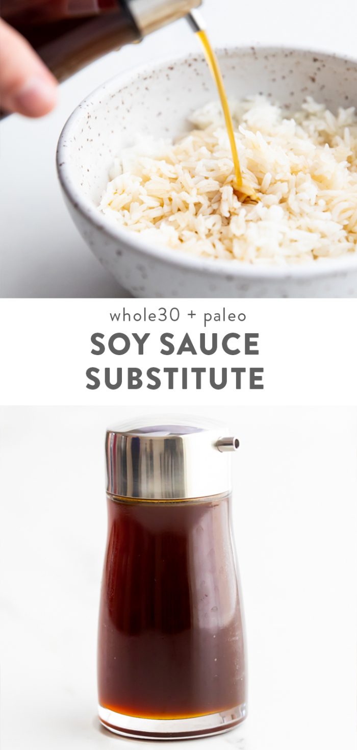 Healthy Whole30 Soy Sauce Substitute Pinterest image