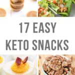 Keto Snacks Recipes Pinterest Graphic