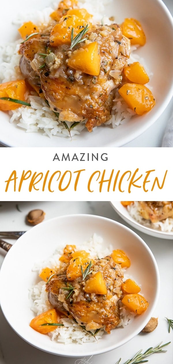 Amazing apricot chicken text
