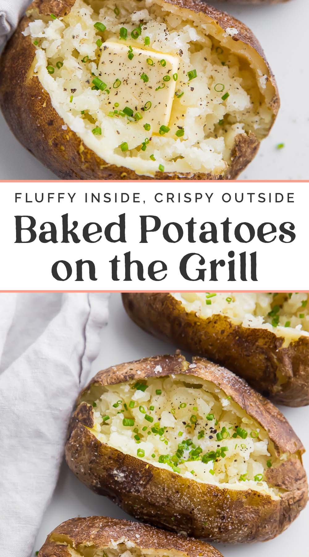 Baked Potatoes on the Grill - 40 Aprons