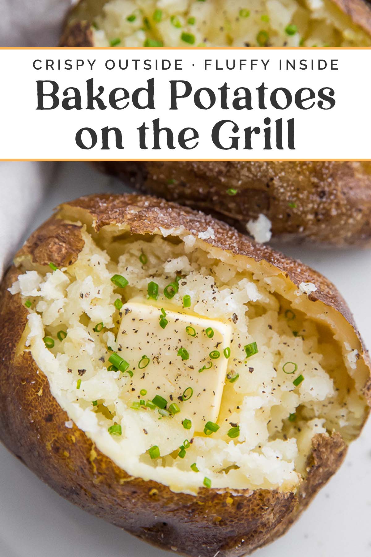 Baked Potatoes On The Grill - 40 Aprons