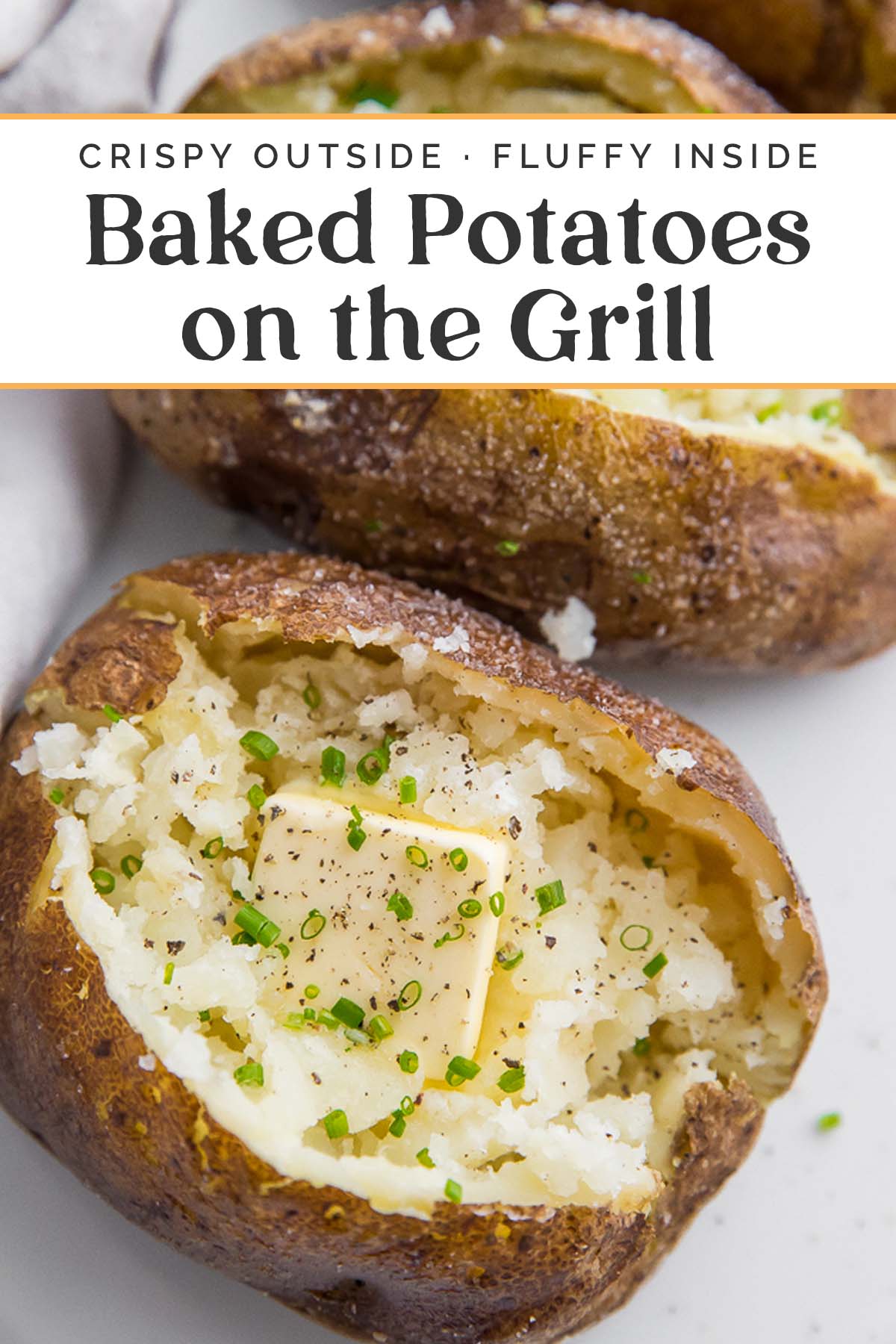 Baked Potatoes on the Grill - 40 Aprons