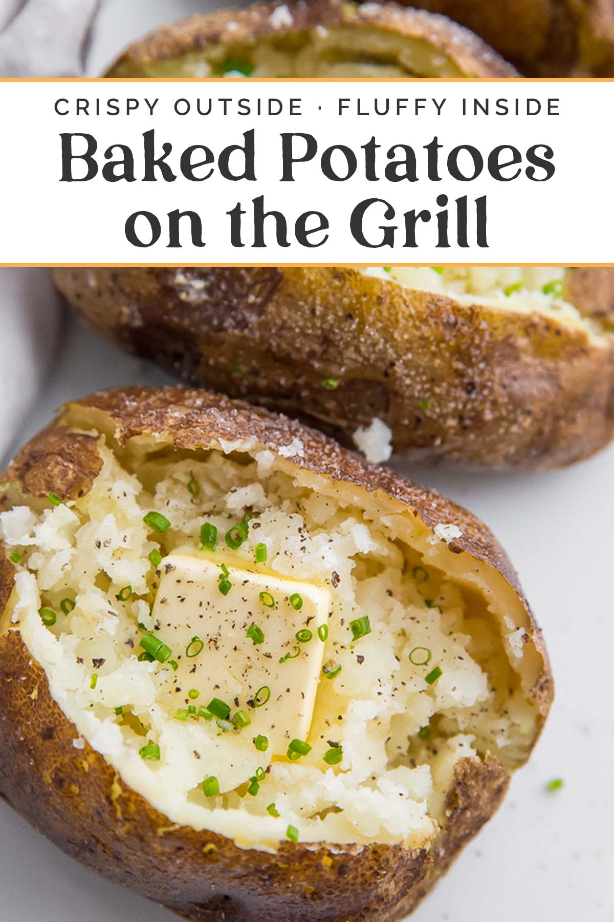 Baked Potatoes on the Grill - 40 Aprons