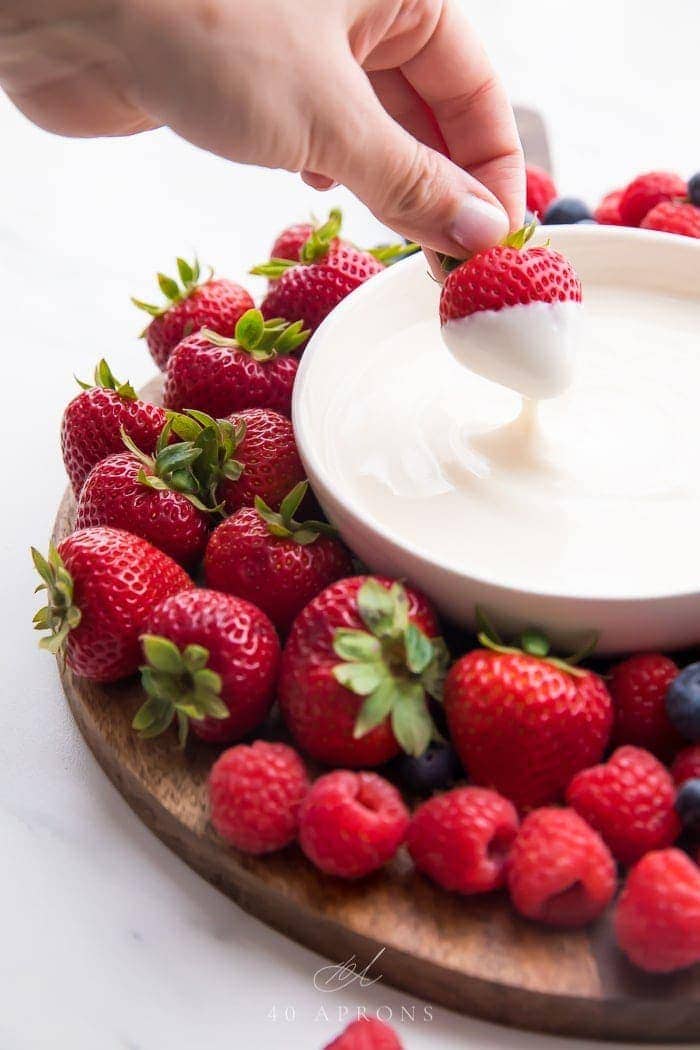 Easy Yogurt Fruit Dip