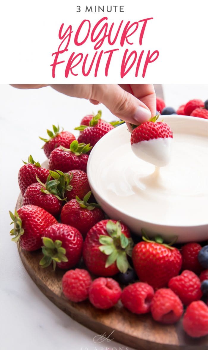 Easy Yogurt Fruit Dip 40 Aprons
