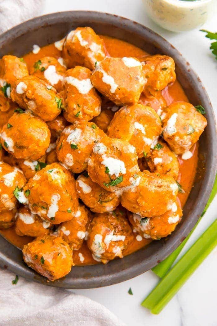 Buffalo Chicken Meatballs