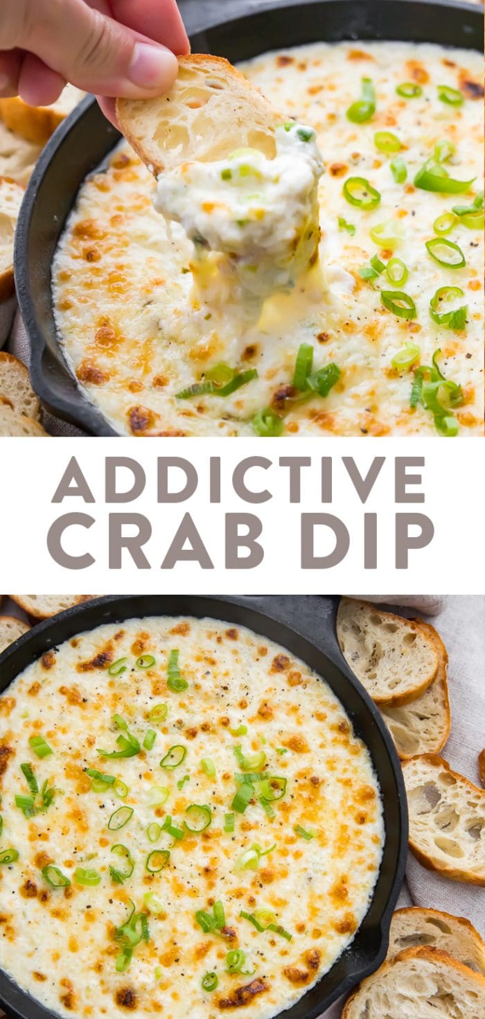 Crab Dip Pinterest graphic