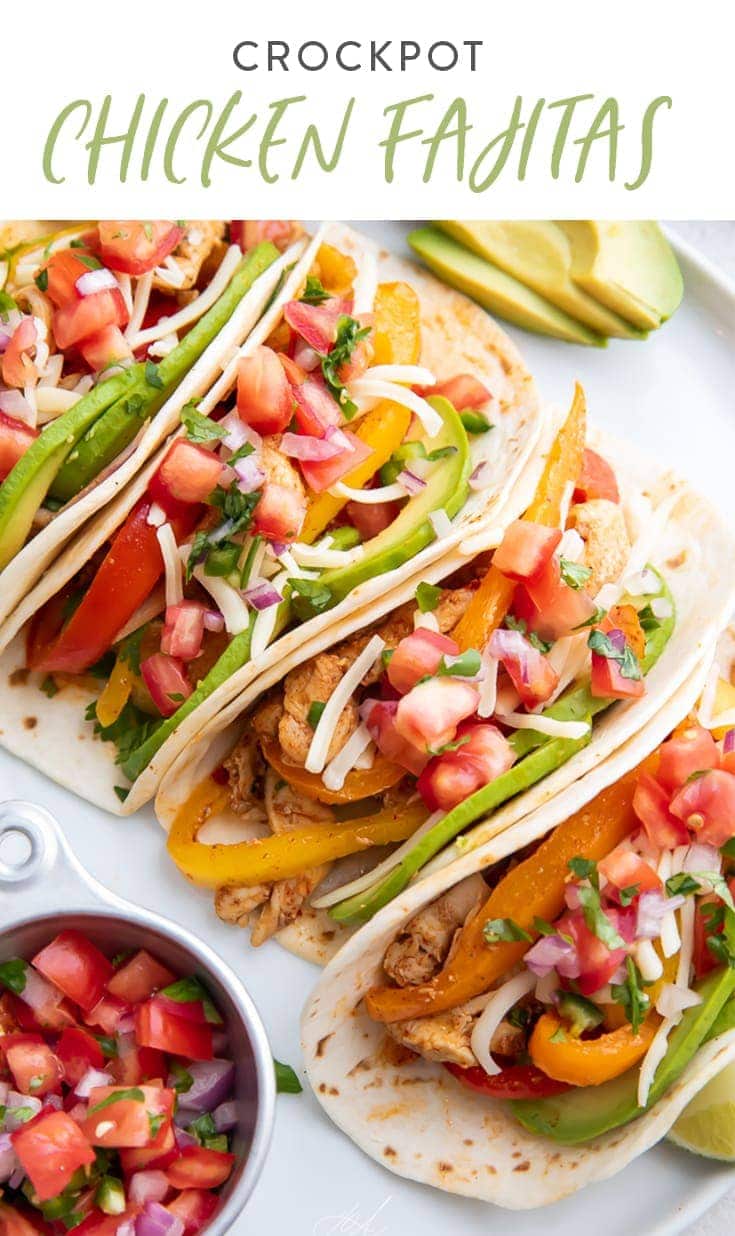 Crockpot Chicken Fajitas - 40 Aprons