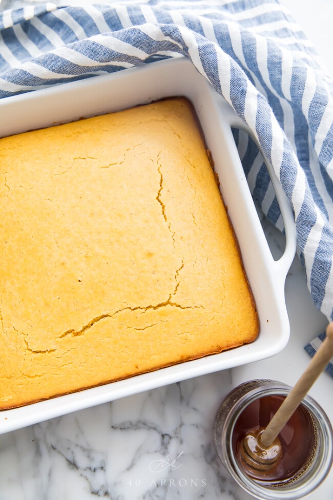 Gluten Free Cornbread with Honey - 40 Aprons