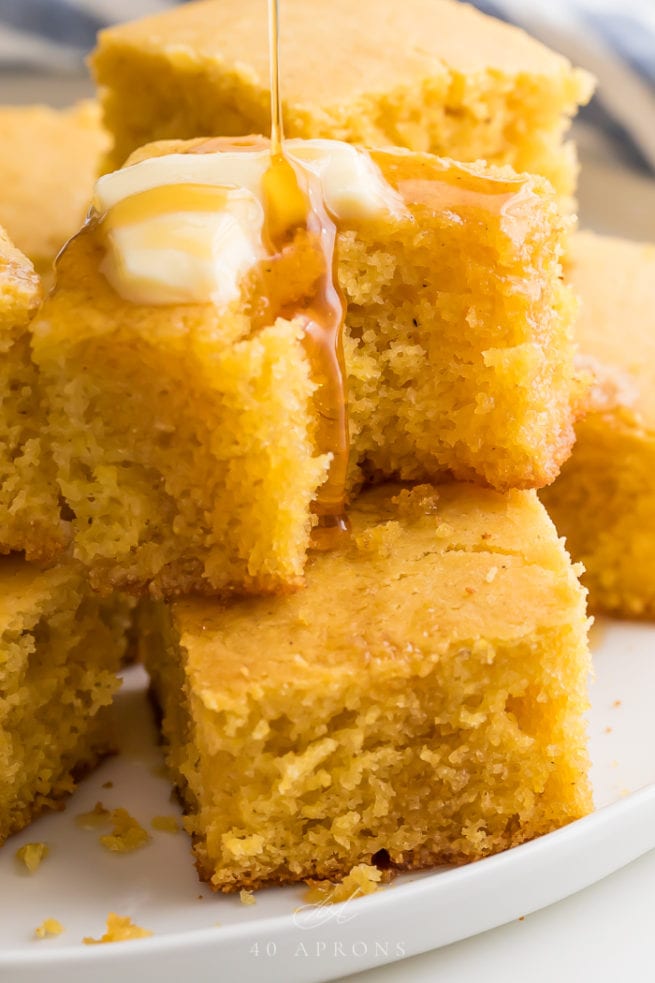 Gluten Free Cornbread with Honey - 40 Aprons