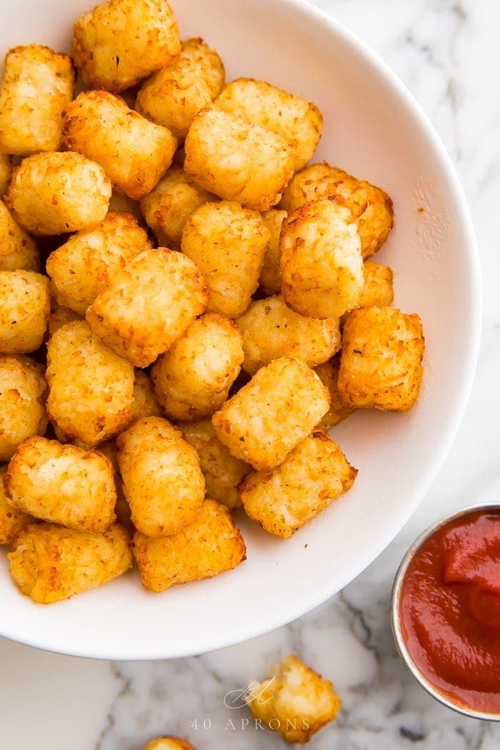 Crispy Air Fryer Tater Tots (Cooked from Frozen!) - Little Sunny Kitchen