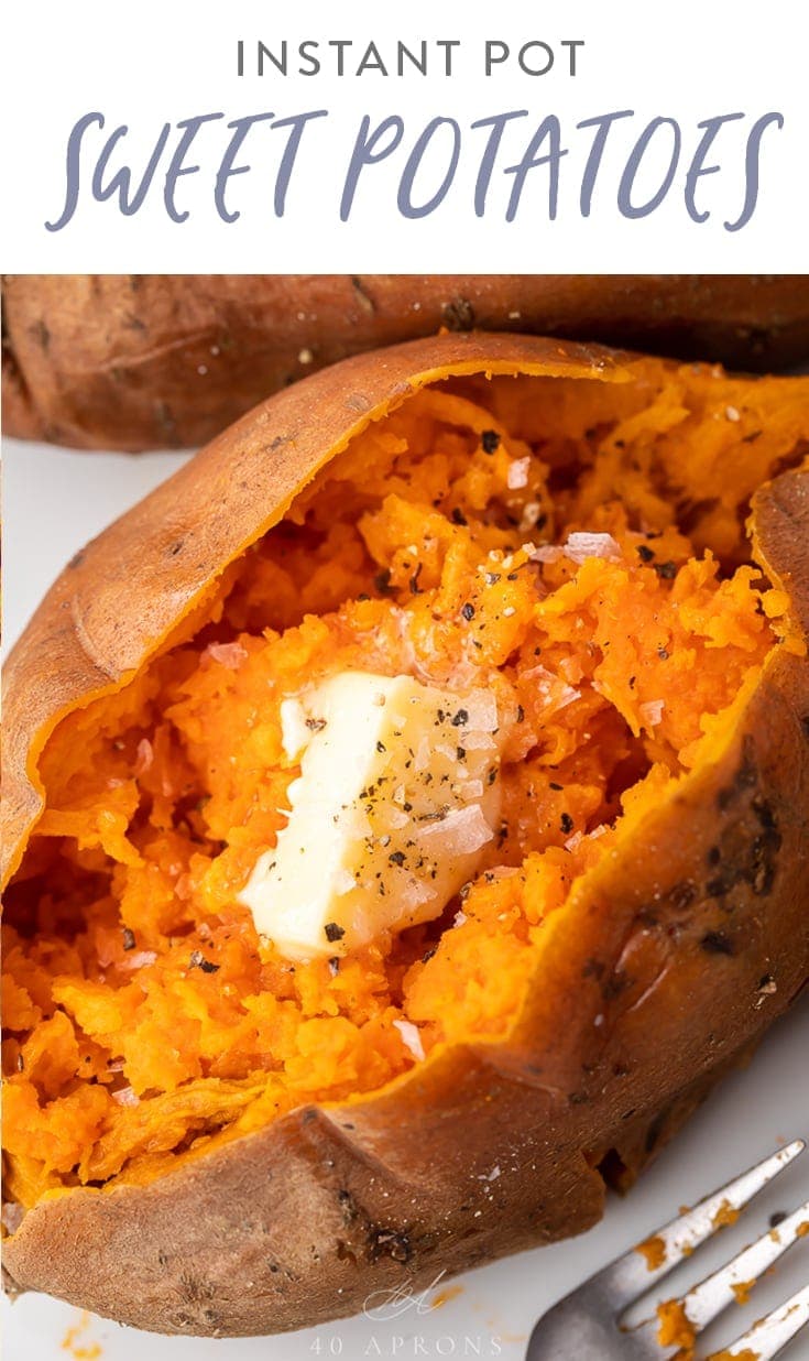 Instant Pot Sweet Potatoes - 40 Aprons