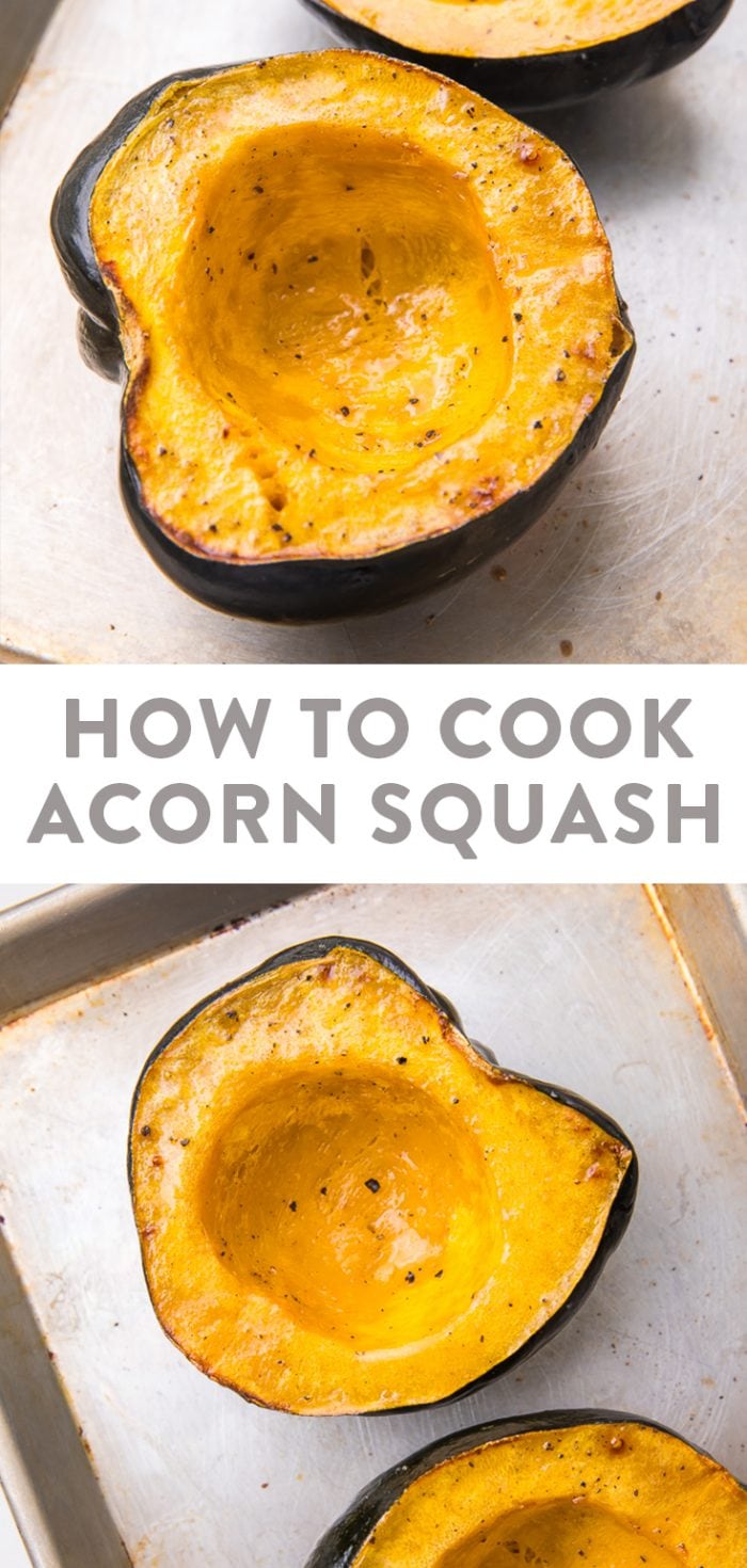 How to Cook Acorn Squash Pinterest image