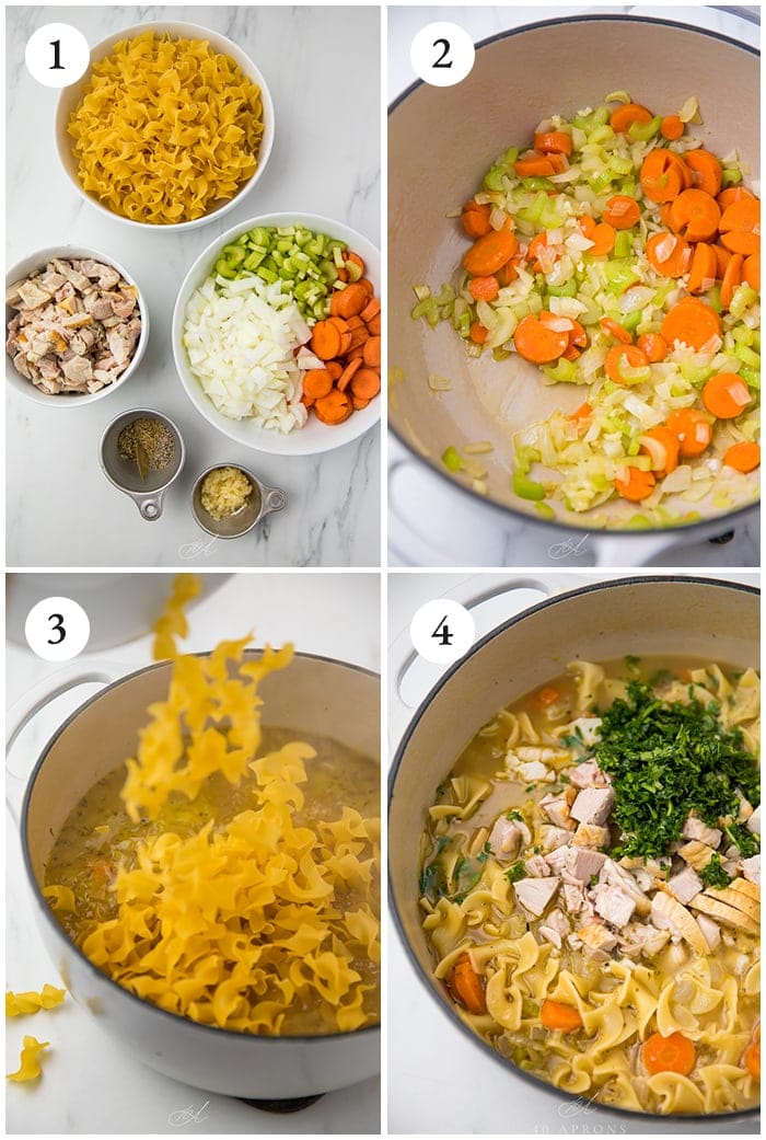 Turkey Noodle Soup Recipe - 40 Aprons