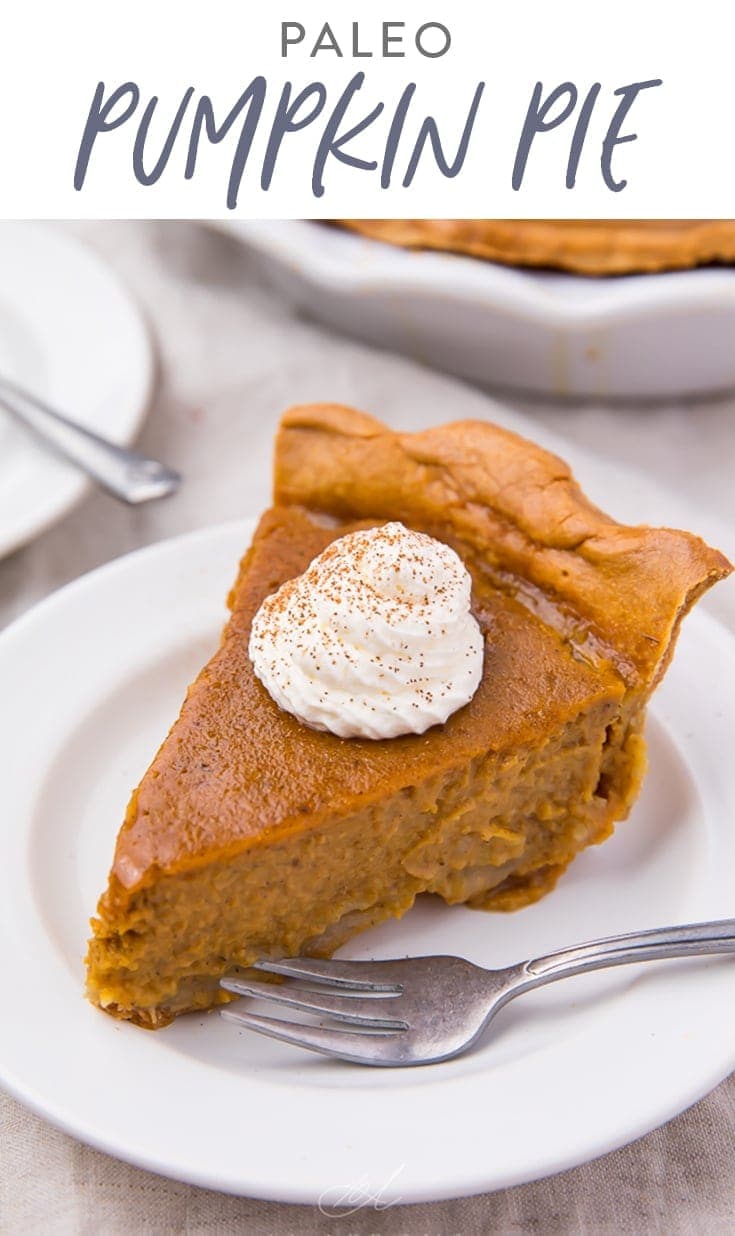 Paleo Pumpkin Pie - 40 Aprons