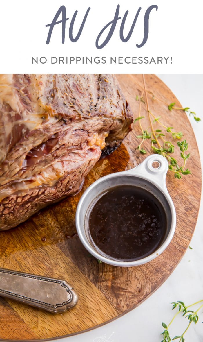 Au Jus Recipe With Or Without Drippings 40 Aprons