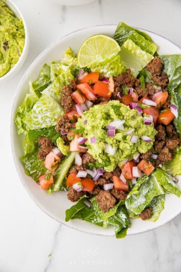 Healthy Taco Salad - 40 Aprons