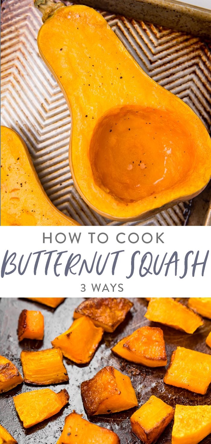 How to cook butternut squash Pinterest graphic