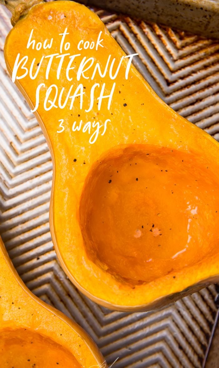 How to cook butternut squash Pinterest graphic