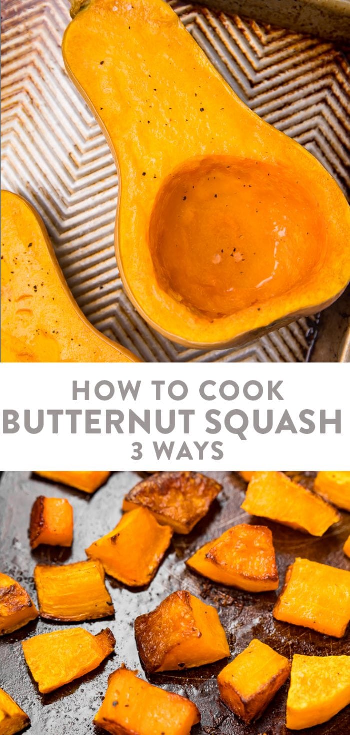How to cook butternut squash Pinterest graphic