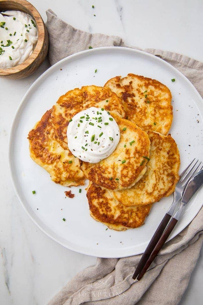 Mashed Potato Pancakes - 40 Aprons