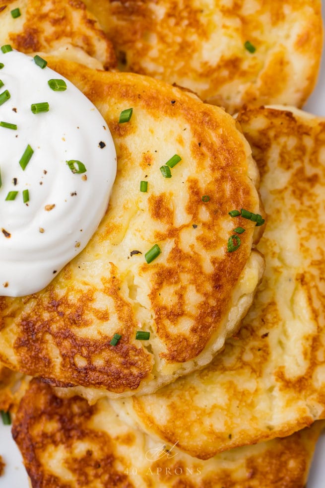 Mashed Potato Pancakes - 40 Aprons