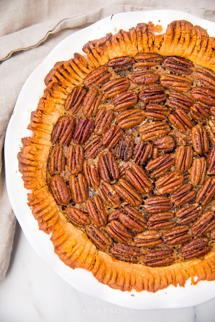 Baked paleo pecan pie