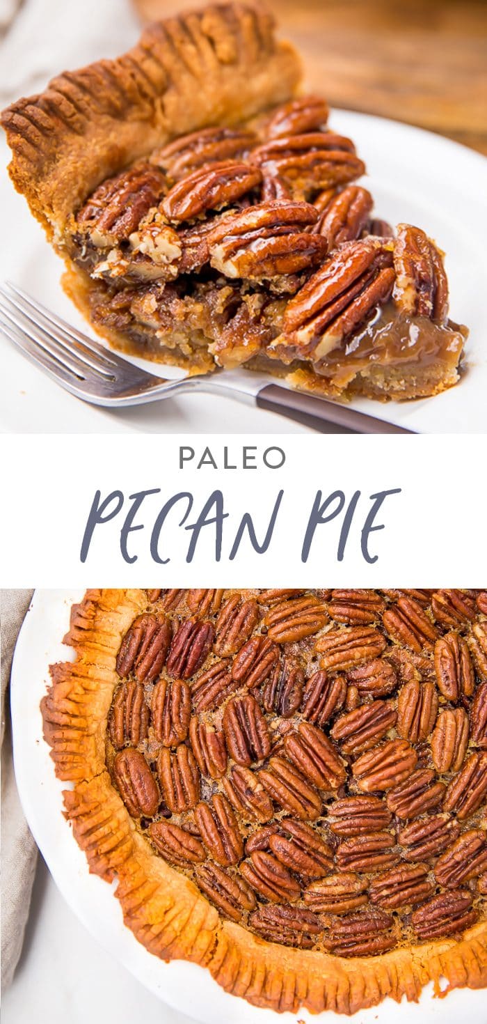 Paleo Pecan Pie Pinterest graphic