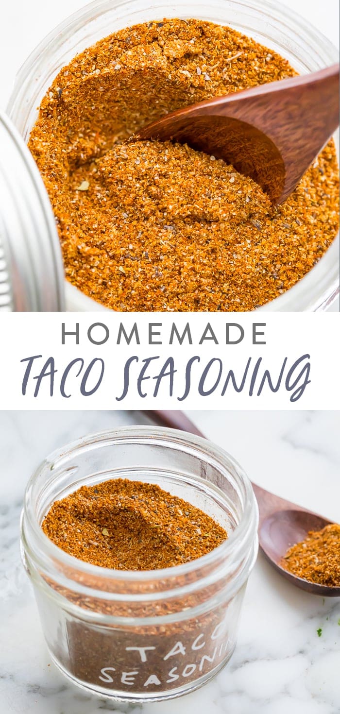 Taco Seasoning Recipe Pinterest graphic